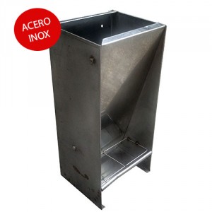 TOLVA ACERO INOX 2 BOCAS